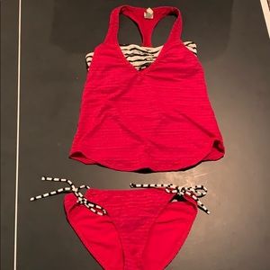 Rosy S swim suit. Tube top optional tankini cover